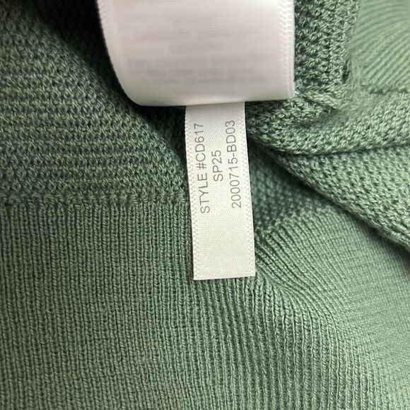 J. Crew Factory CD617 Seed-stitch green long sleeve sweater NWT size XL - Picture 10 of 10
